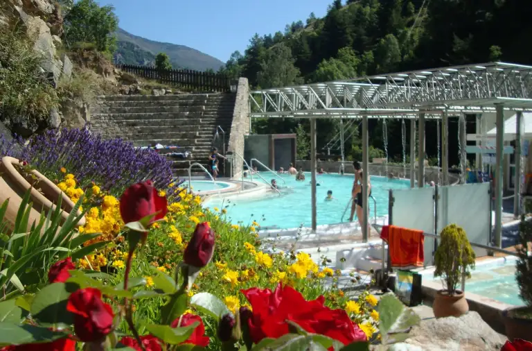 Les bains d'eau chaude en Cerdagne